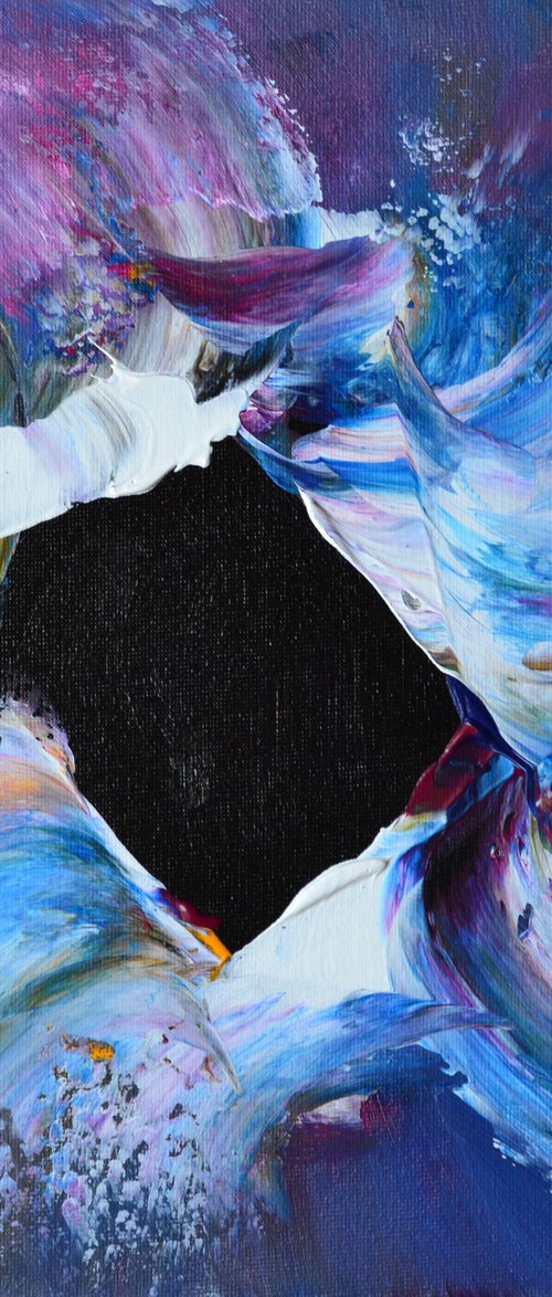 L'infini  SPECIAL FREE SHIPPING ABSTRACT LYRIC PALETTE KNIFE by Isabelle Vobmann
