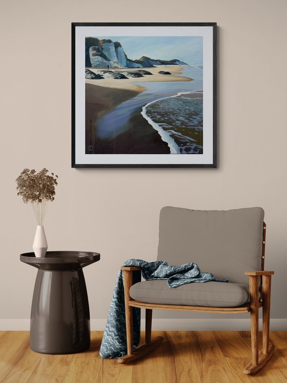 Sunlight White Rocks Beach