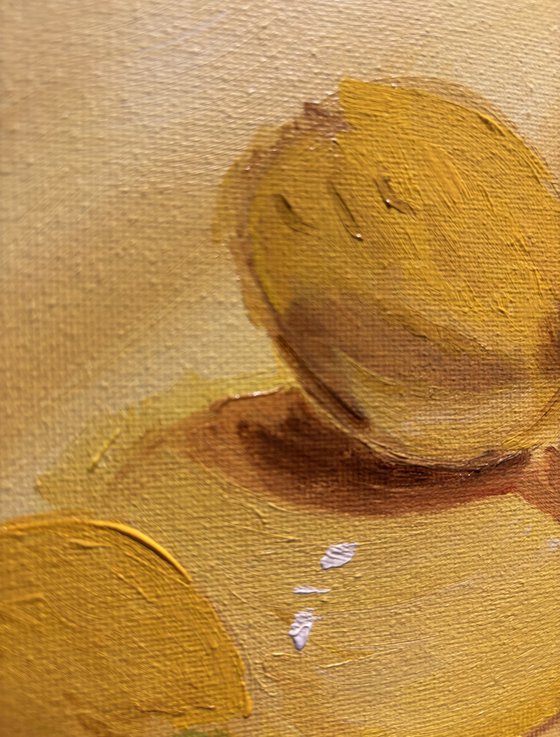 Yellow on Yellow: Lemon Still Life
