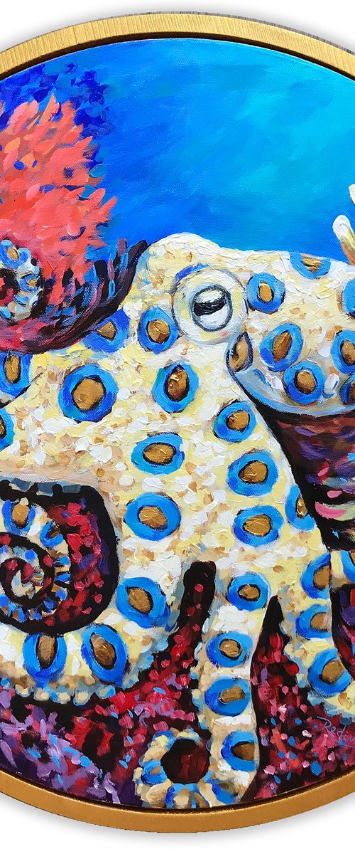 Blueringed Octopus by Irina Redine