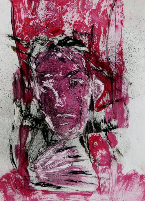 Cherry Portrait, 41x29 cm by Frederic Belaubre