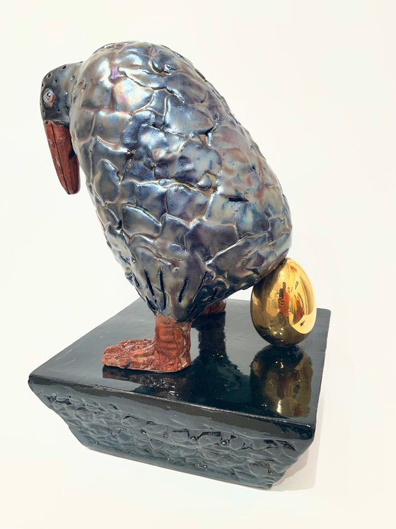 Black Bird with Golden Egg