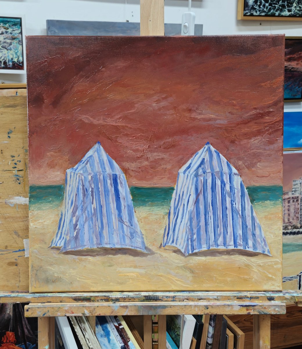 Dos En Un Lugar By Fuensanta Ruiz Urien, 24 X 24, Artwork For Sale On Artfinder
