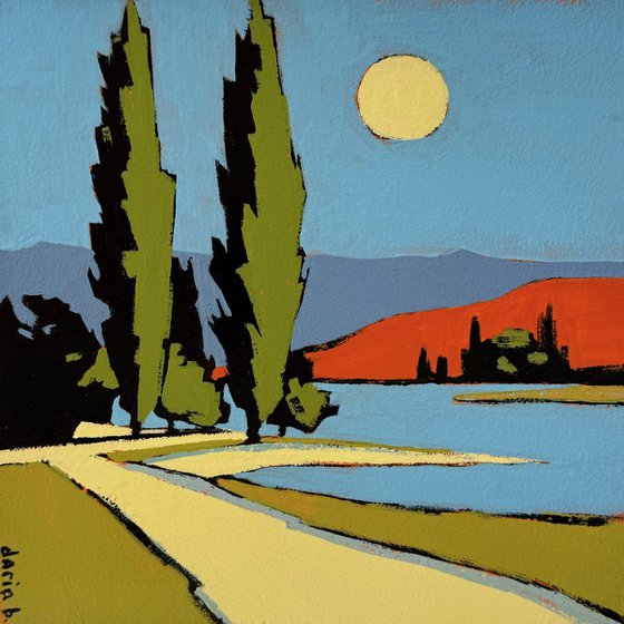 Painting "Bright Colorful Landscape"