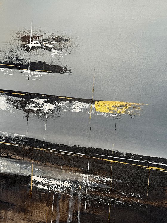 Brown Grey Gold Textured-Edge of Illumination