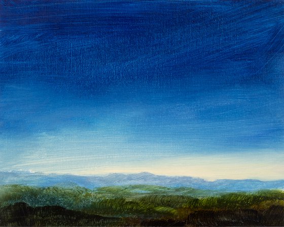 Horizon - landscape - Small size affordable art - Ideal decoration - Ready to frame