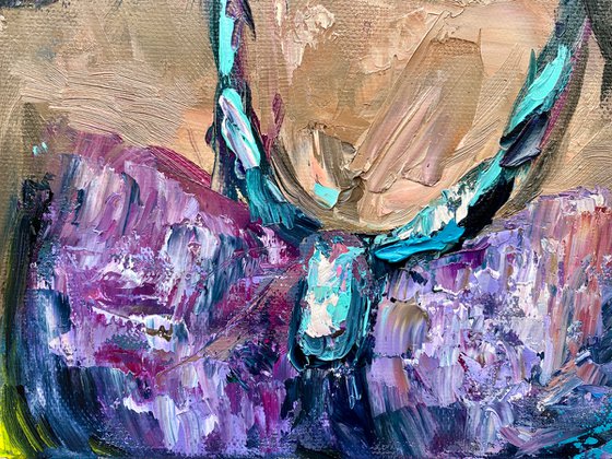 Tahitian Women, 40*50, impressions of Paul Gauguin, impressionistic oil portrait painting