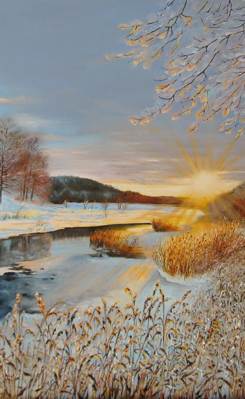 Winter Sunset by Natalia Shaykina