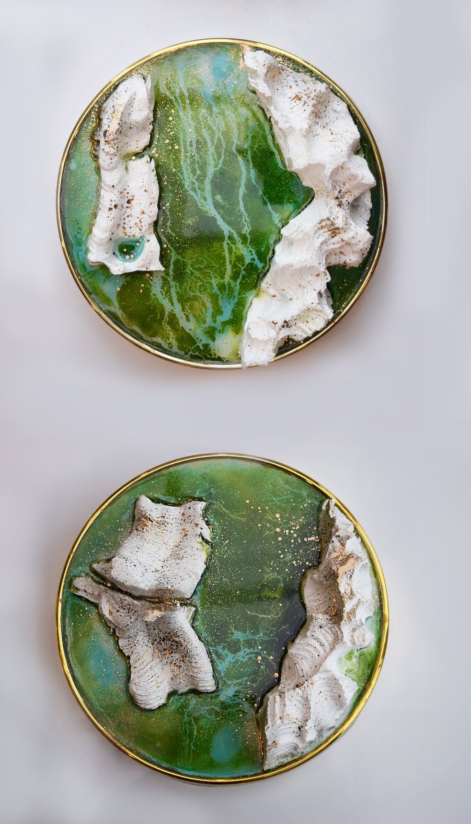 Geometric Sculpture , Rivers By Anna Sidi-Yacoub, 12 X 24, Artwork For Sale On Artfinder