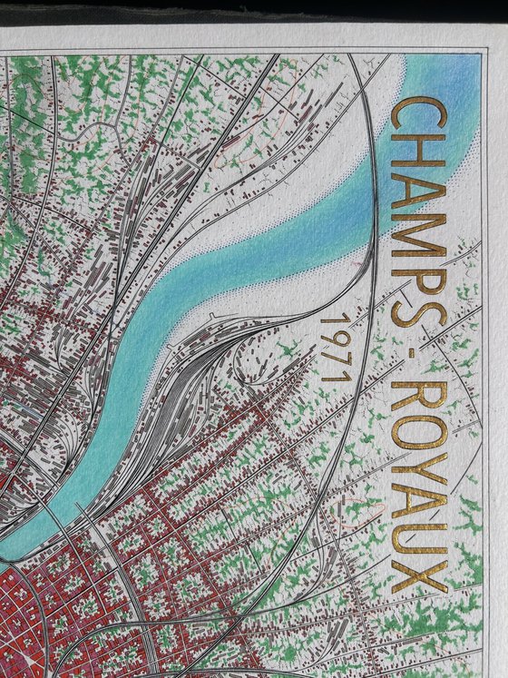 Champs-Royaux ~ 1971 - Imaginary map