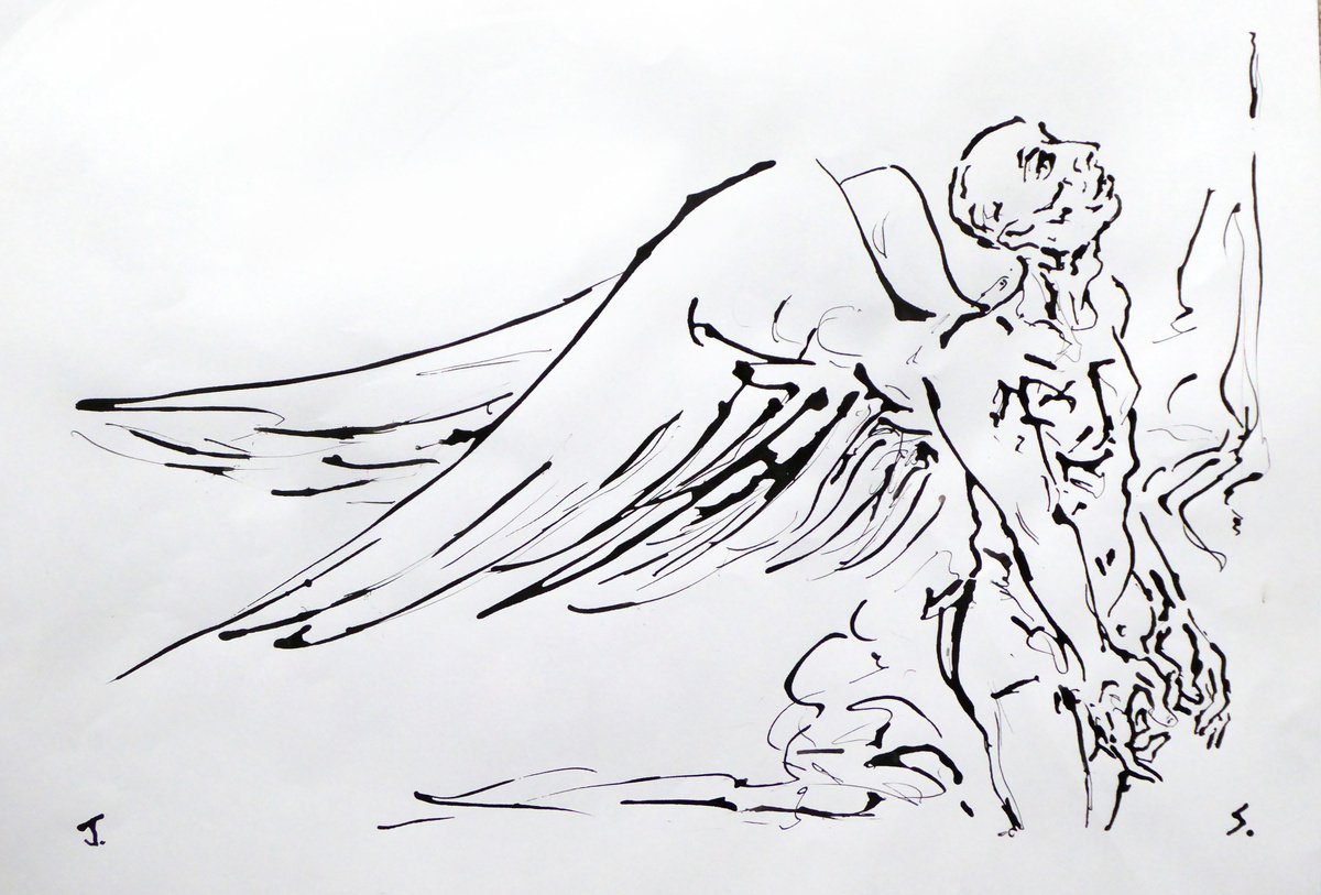 Angel, waiting 2 by John Sharp