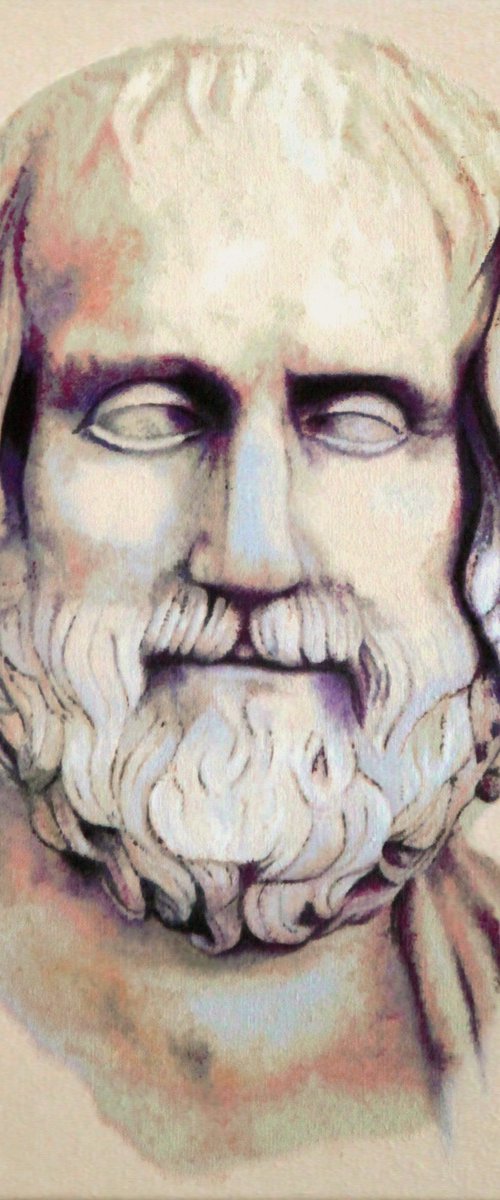 Bust of Euripides by Mercédès Soret