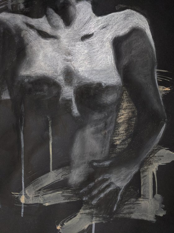 Dry Pastel Torso.