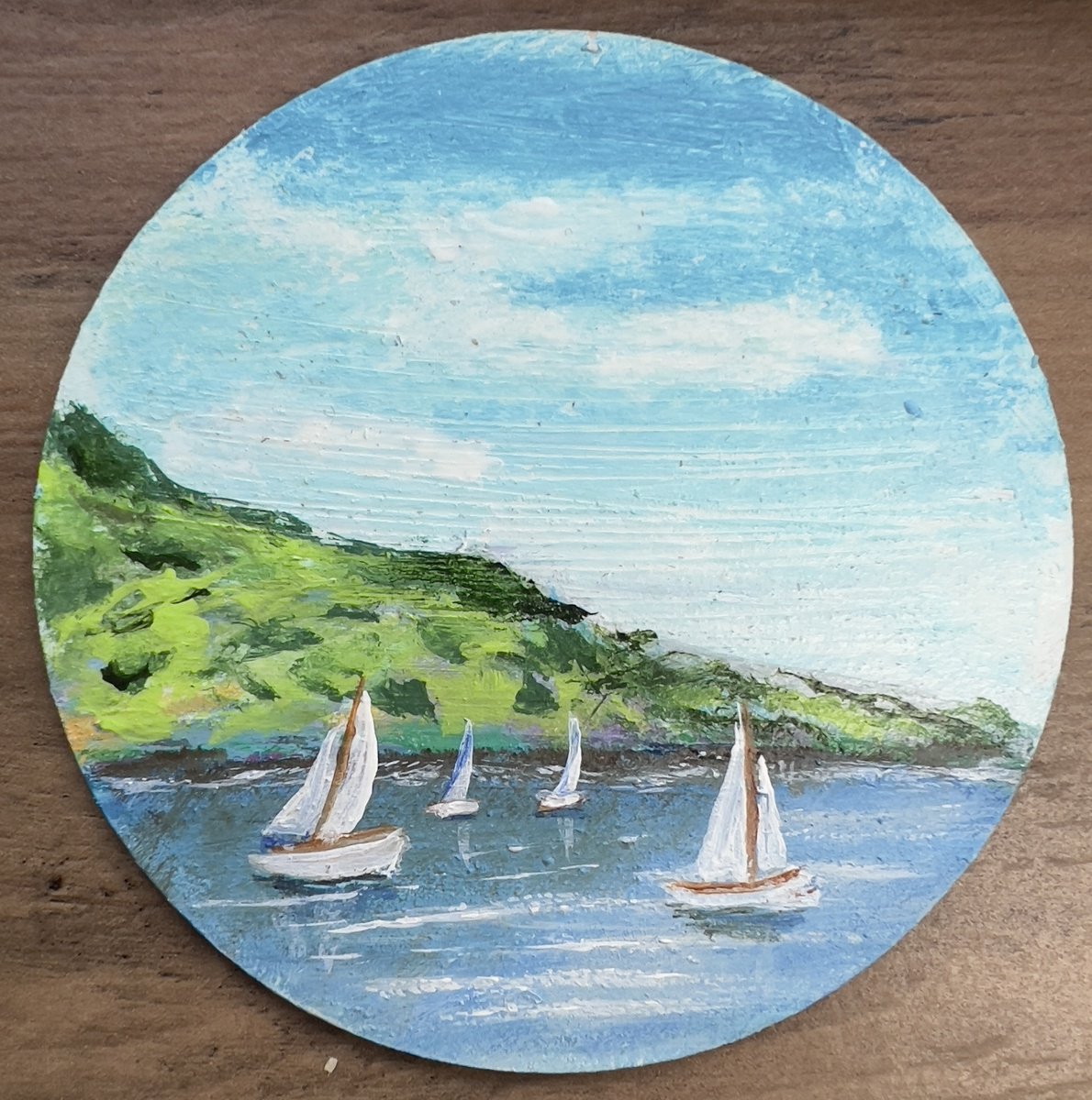 Sailing - Derwent Water by KM Arts