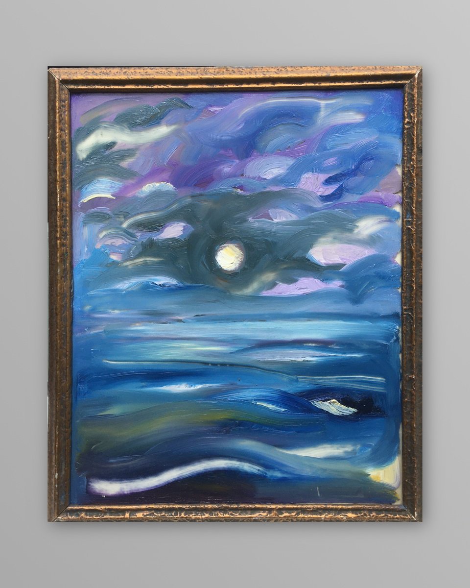 Impressionistic Landscape Oil Painting By Guy Pickford, 11 X 14, Shine Bright, Original Artwork