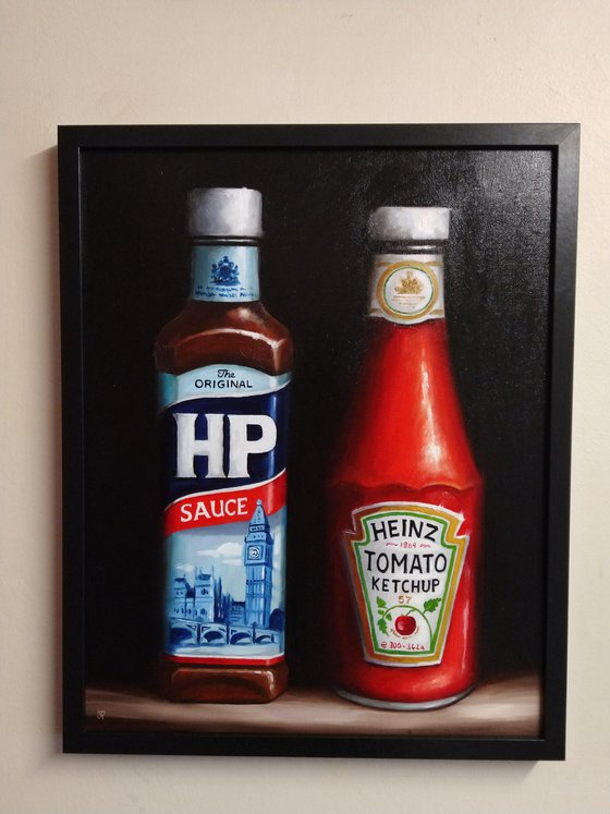 Saucy! Heinz and HP still life