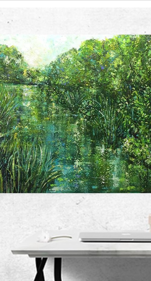 Riverbank by Colette Baumback