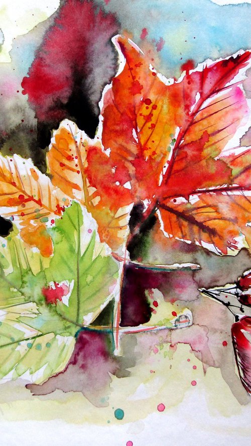 Autumn and leaves II by Kovács Anna Brigitta