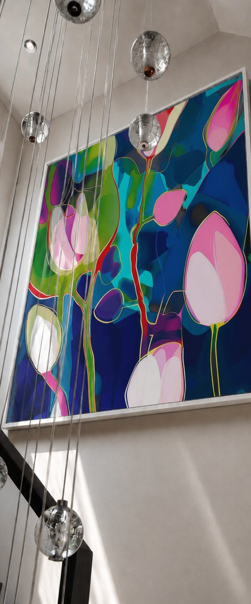 Jazz Style Flowers #12 by V+V Kniazievi