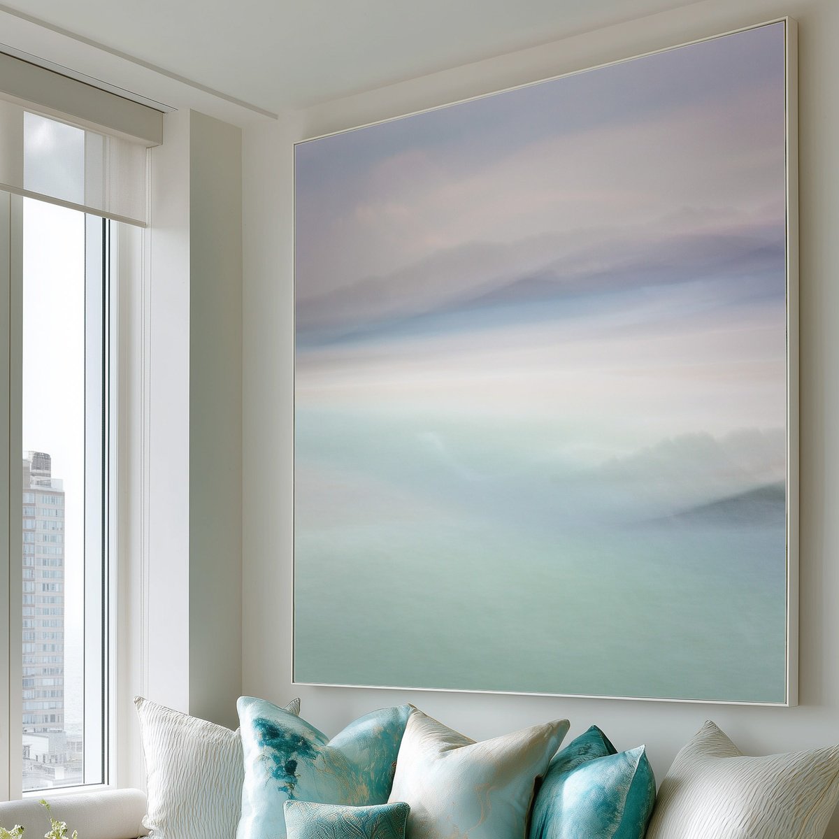 Impressionistic Photograph , Hebridean Pastels By Lynne Douglas, 60 X 60, Artwork For Sale On Artfinder