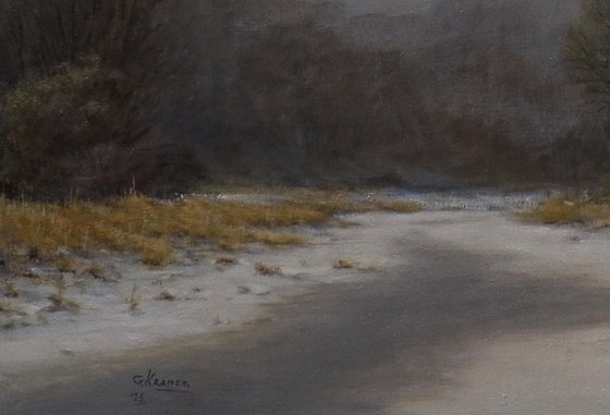 Geese on the run.