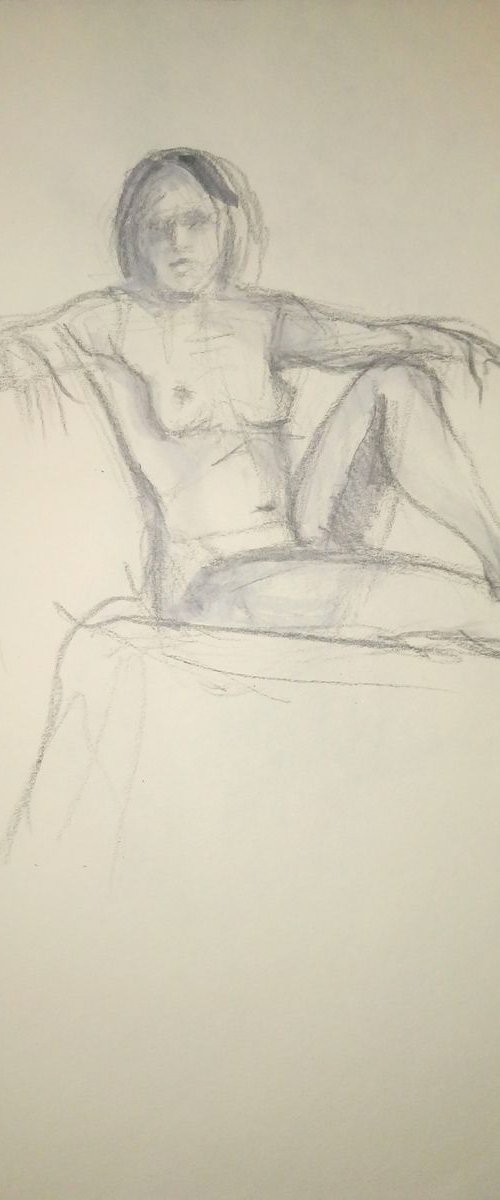 Sketch of Human body. Woman.16 by Mag Verkhovets