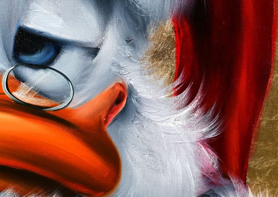 Giclee Santa Duck