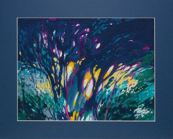 Nocturnal garden 4 30x40 cm