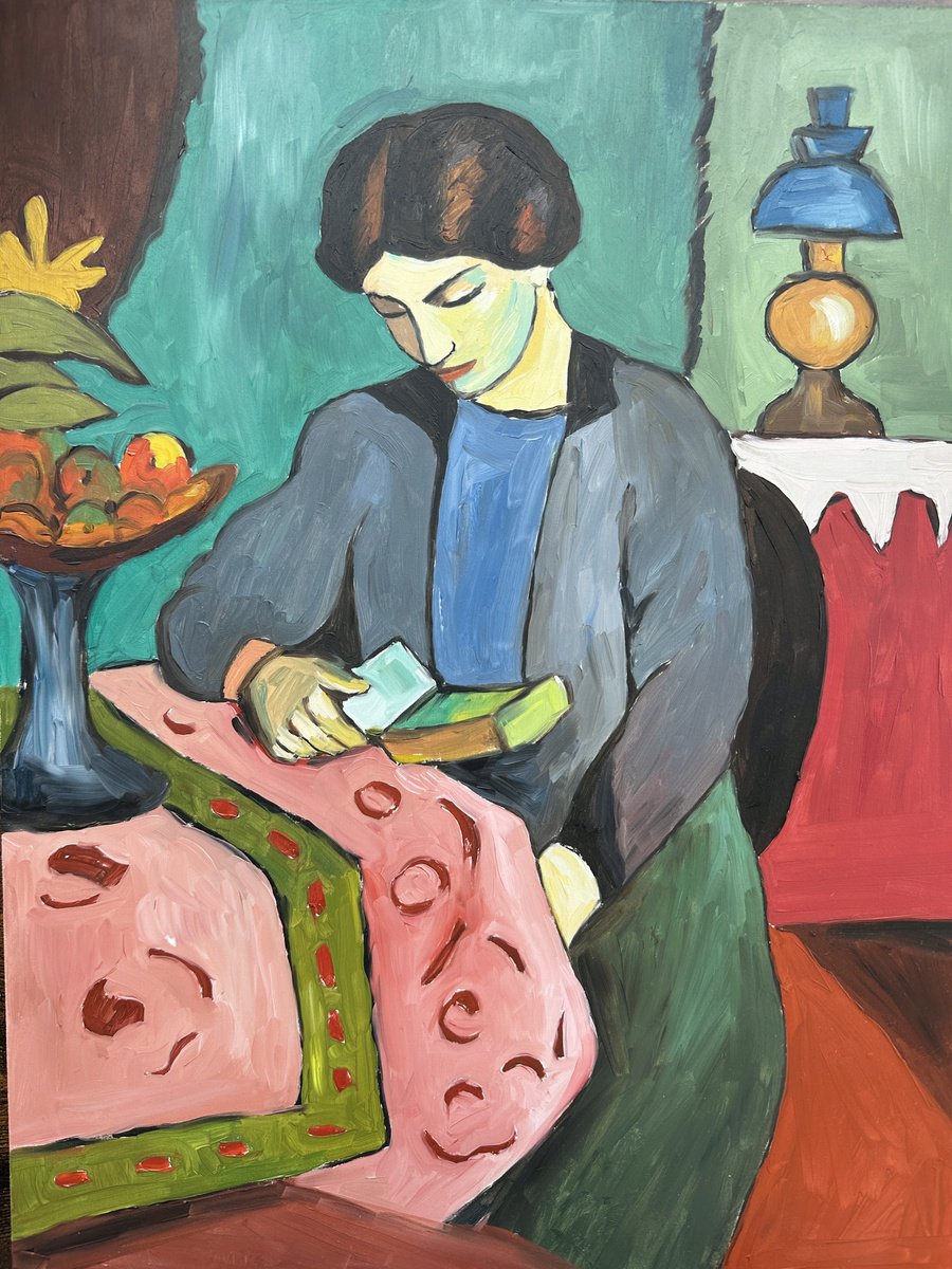 Copy Of Elizabeth Macke By Irina Anis, 12 X 16, Artwork For Sale On Artfinder