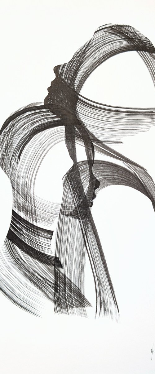 Between Breath and Line by Nicol Vacaru