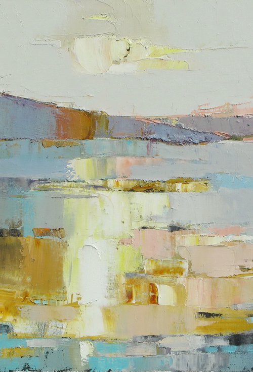 Lake. Morning. by Lesya Ros