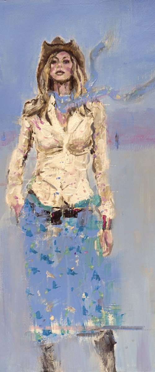 Cowgirl by Oscar Alvarez Pardo