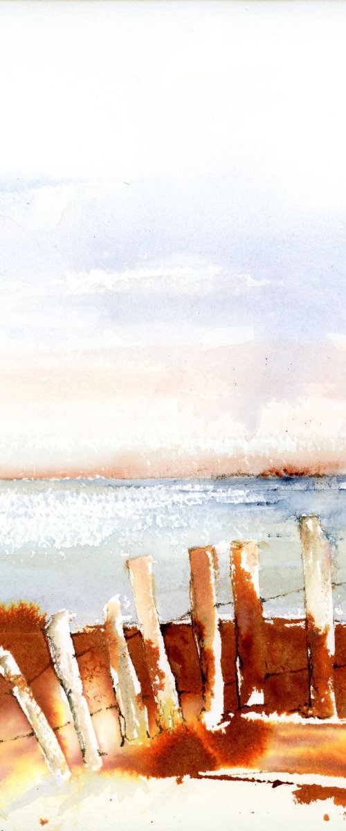 Fence by the Water by Alex Tolstoy