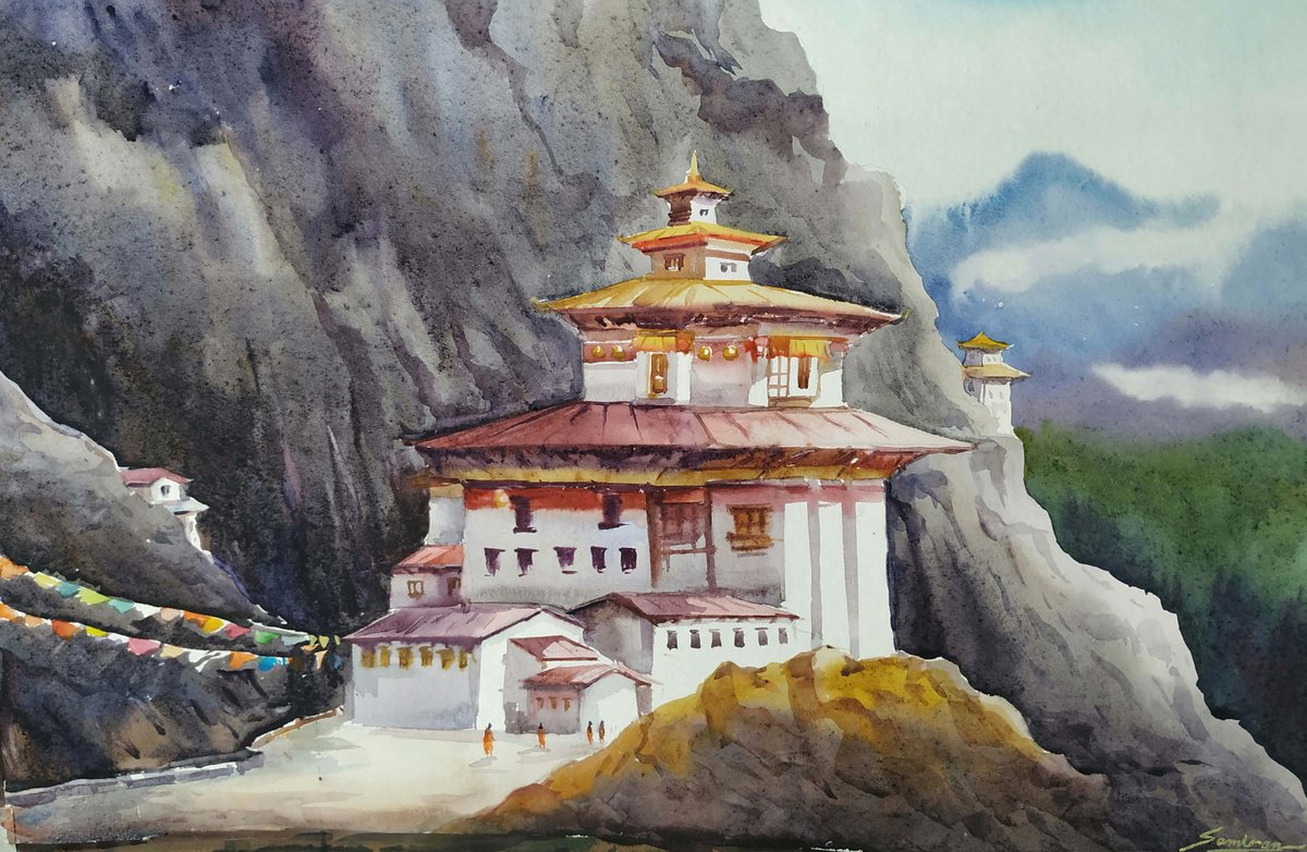 Beautiful Monasteries in Himalaya by Samiran Sarkar