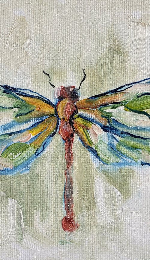 "Always With You" - Dragonfly - Insects by Katrina Case