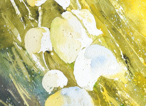 Lily of thevalley watercolor