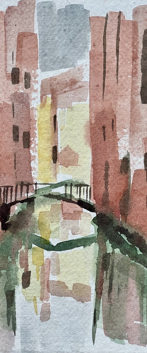 Venice canal by Louise Gillard