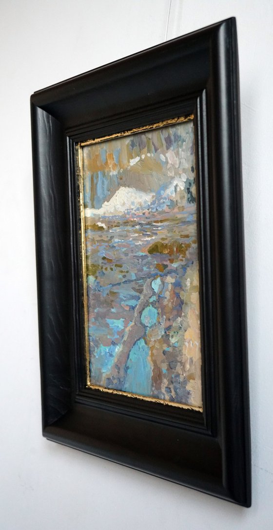 The last snow. Puddles. Pereslavl-Zalessky