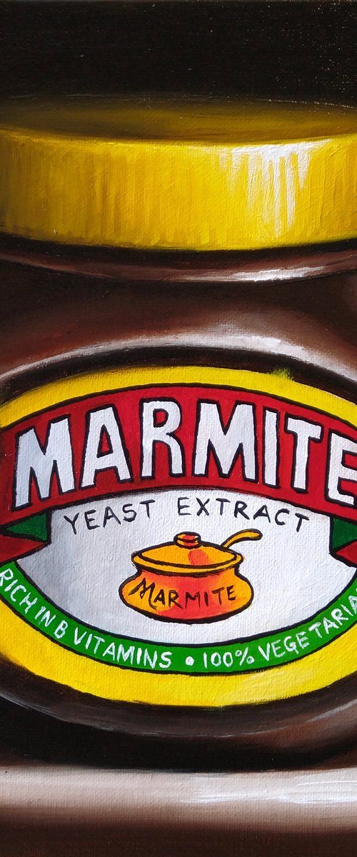 Big Marmite #2 still life by Jane Palmer Art