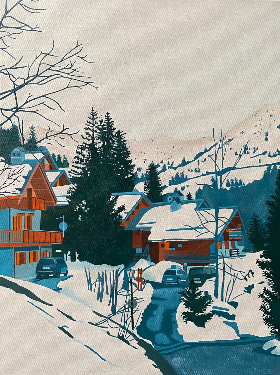 Mountain Lodge by Jill Ann Harper