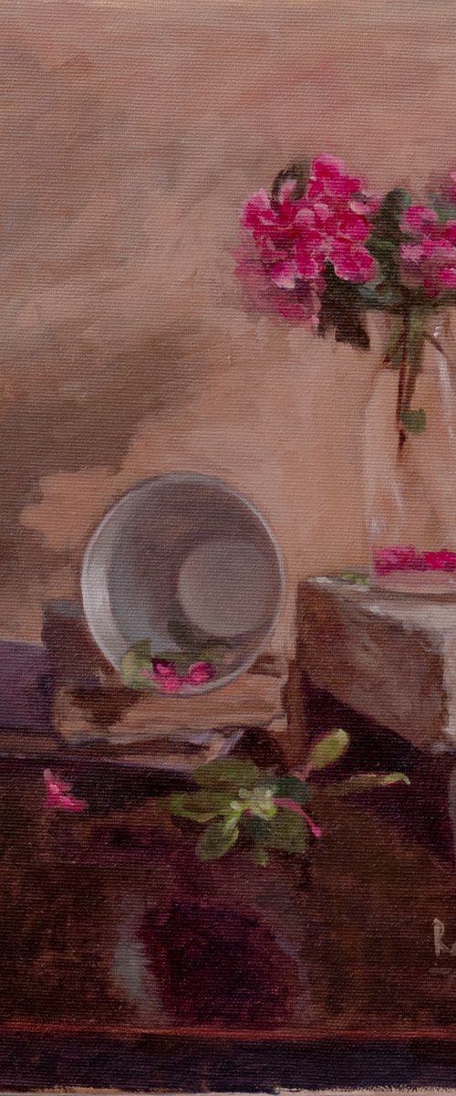 Flower in a bottle by Radosveta Zhelyazkova