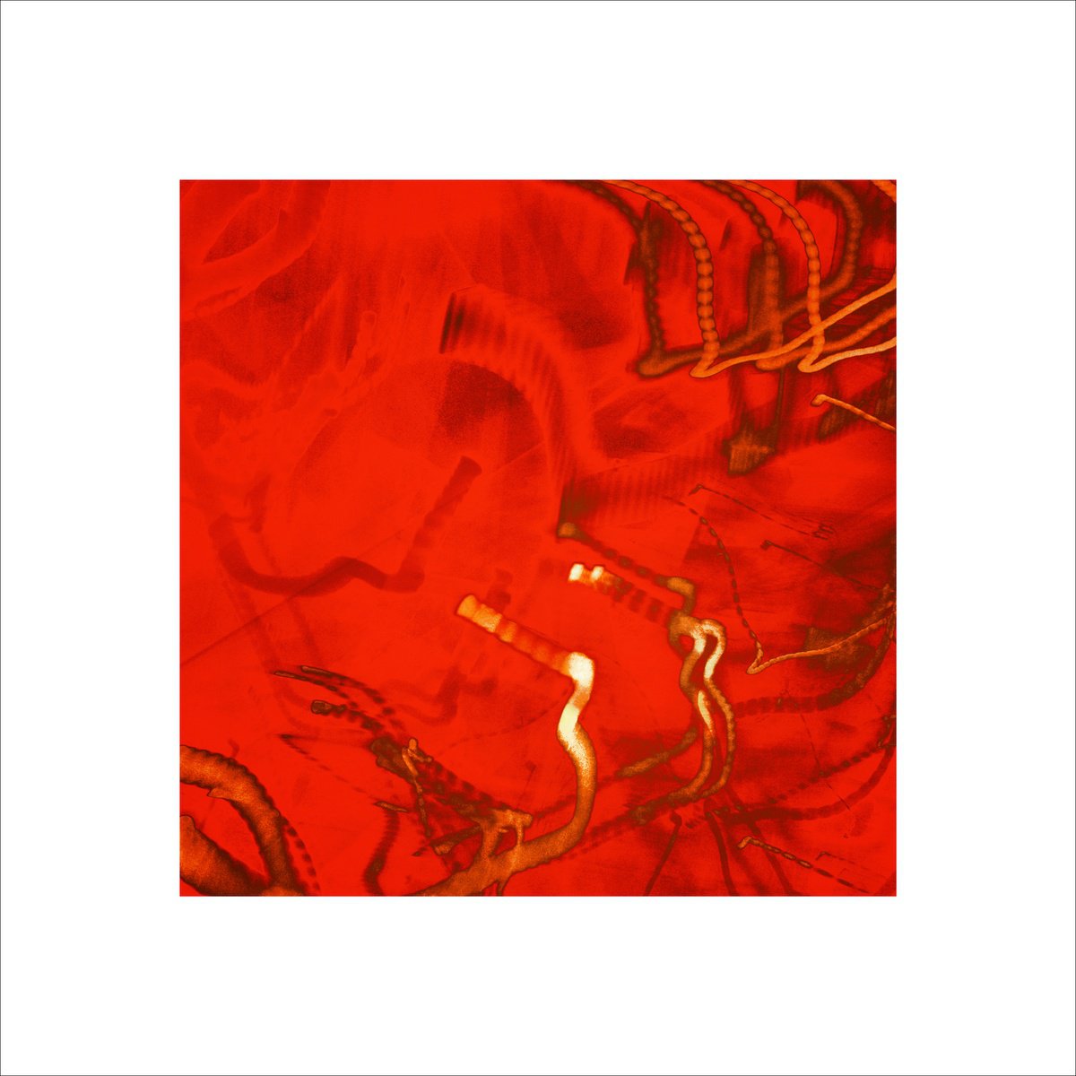 Impressionistic Abstract Giclee Print By Paul Harrison, 24 X 24", Forced Light 3, Original Artwork