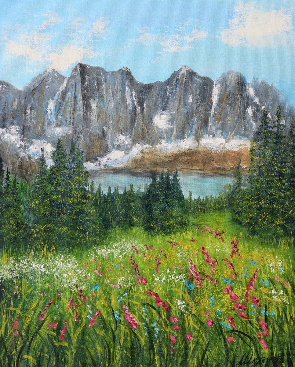 Canadian rocky mountains by Ludmilla Ukrow