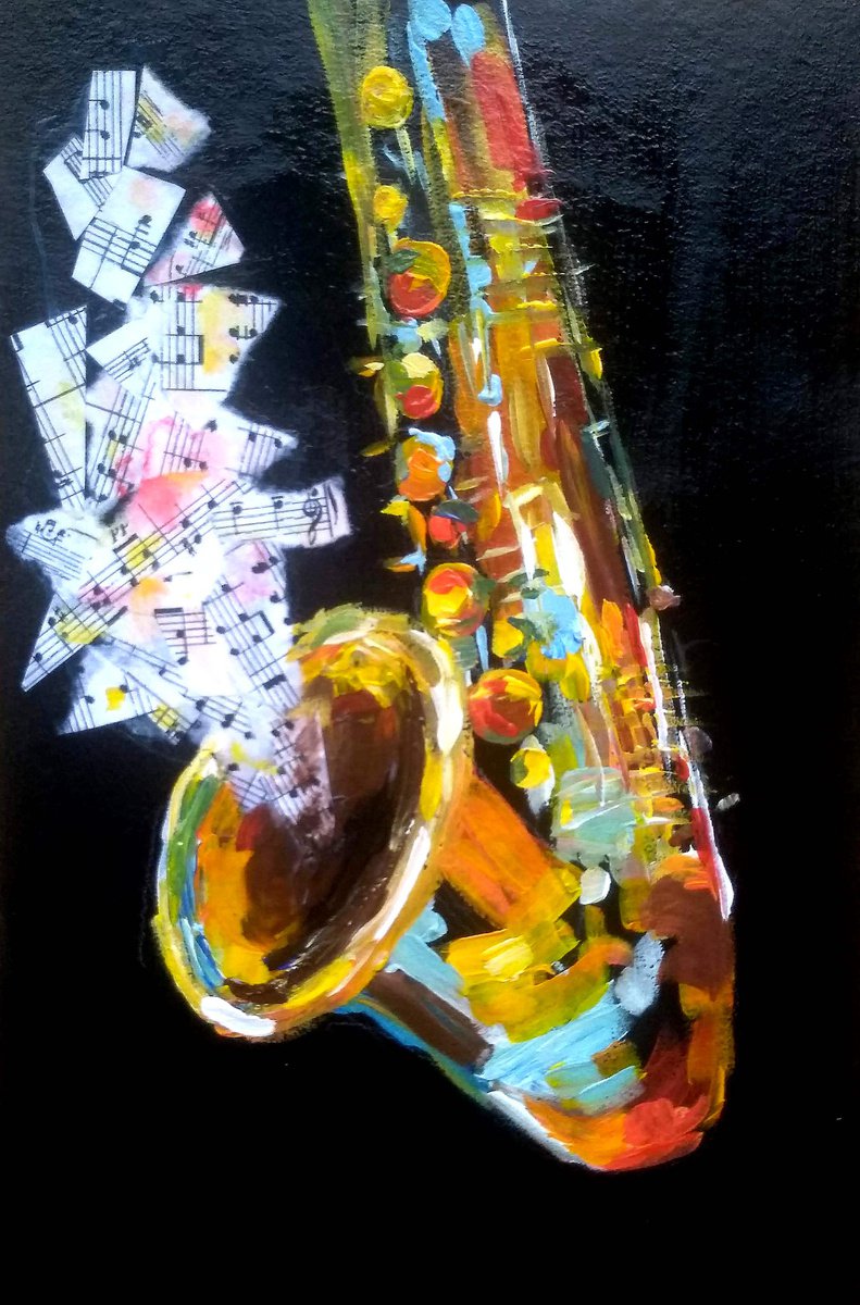 Saxophone by Ann Krasikova