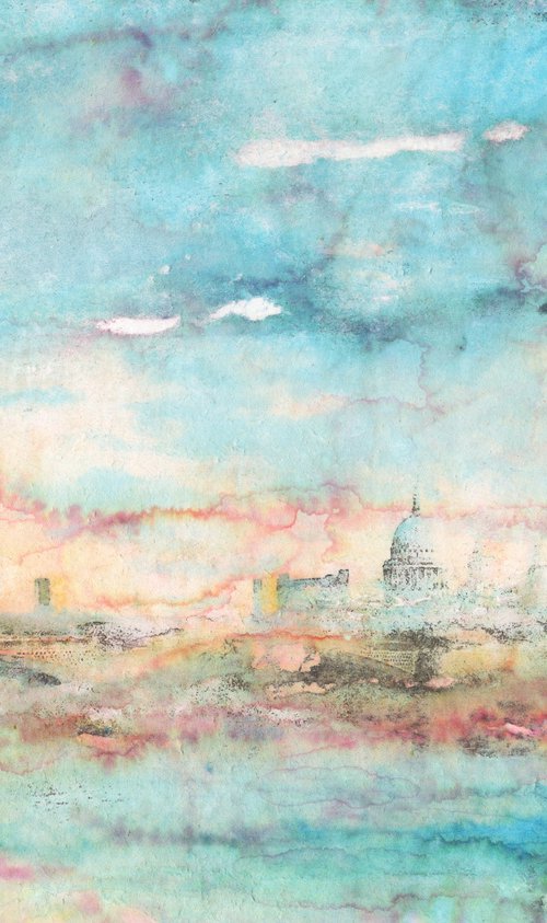 St Pauls over the water by Suzsi Corio