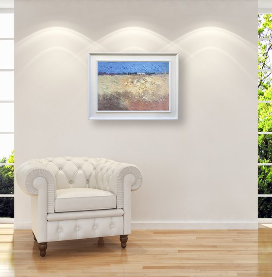 Abstract Landscape Oil Painting - Modern Art