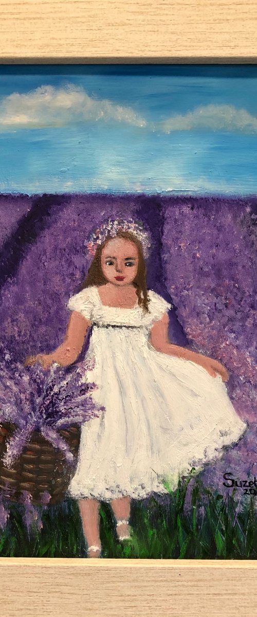 Lavender Girl by Suzette Datema