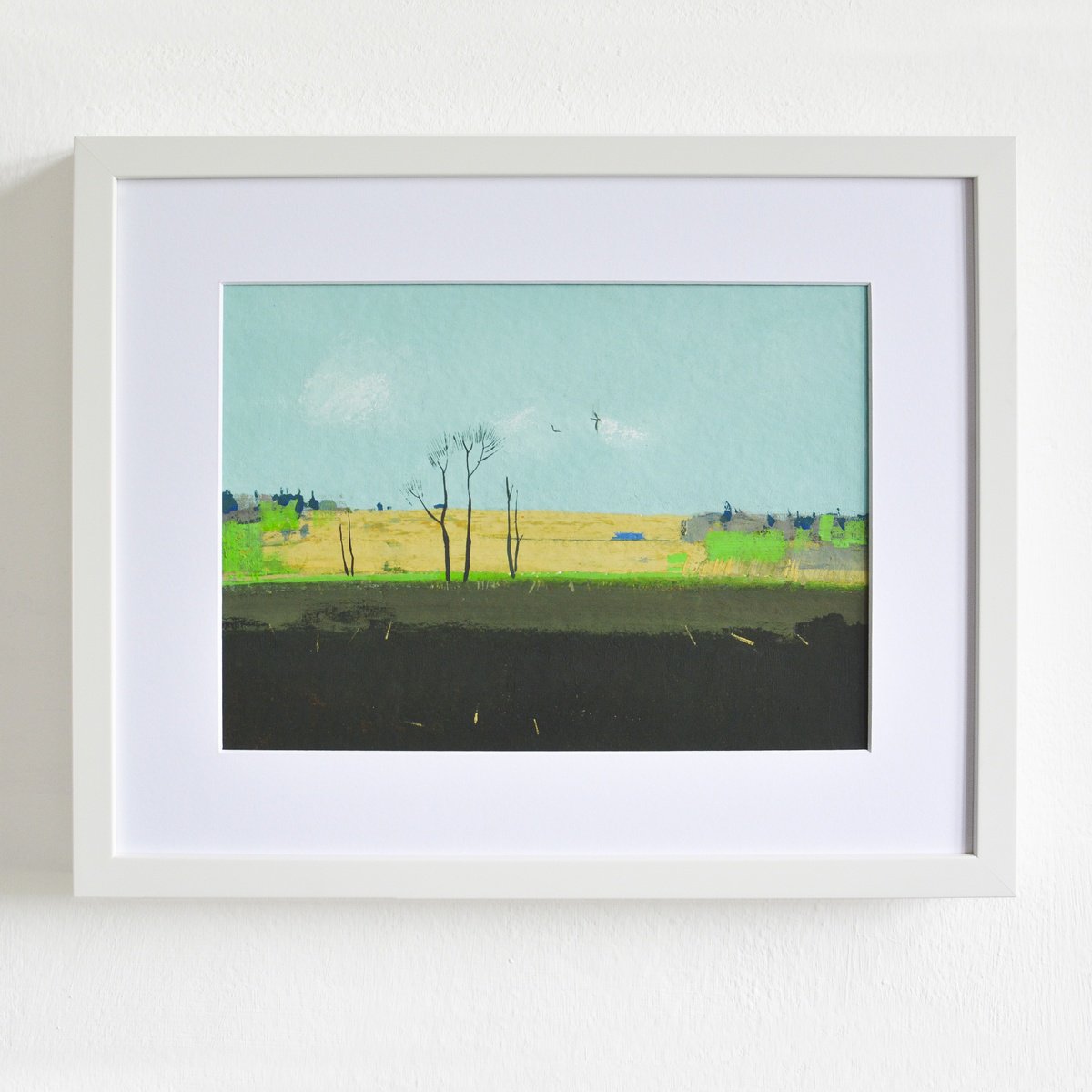 Impressionistic Landscape Painting By Igor Nekraha, 17 X 14, Land In Spring, Original Artwork