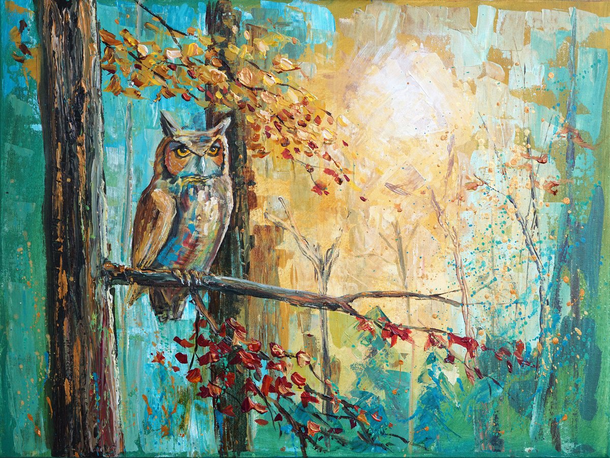 Watcher Of The Dawn By Amanda Dagg, 24 X 18, Artwork For Sale On Artfinder