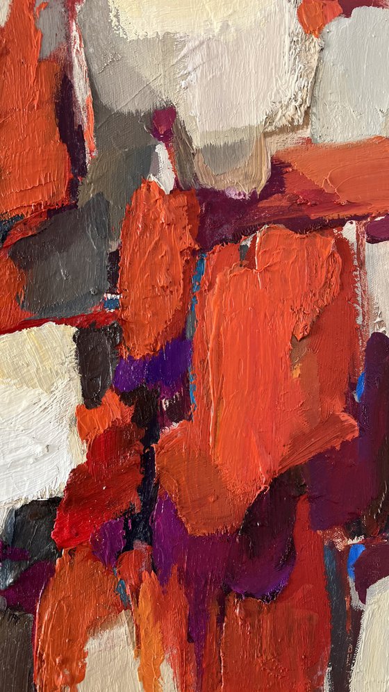 BRIGHT MOMENT 7/Oil painting